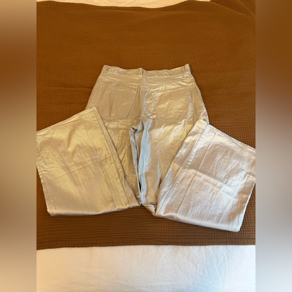 Madewell x Aimee Song Metallic Jeans - Picture 4 of 5